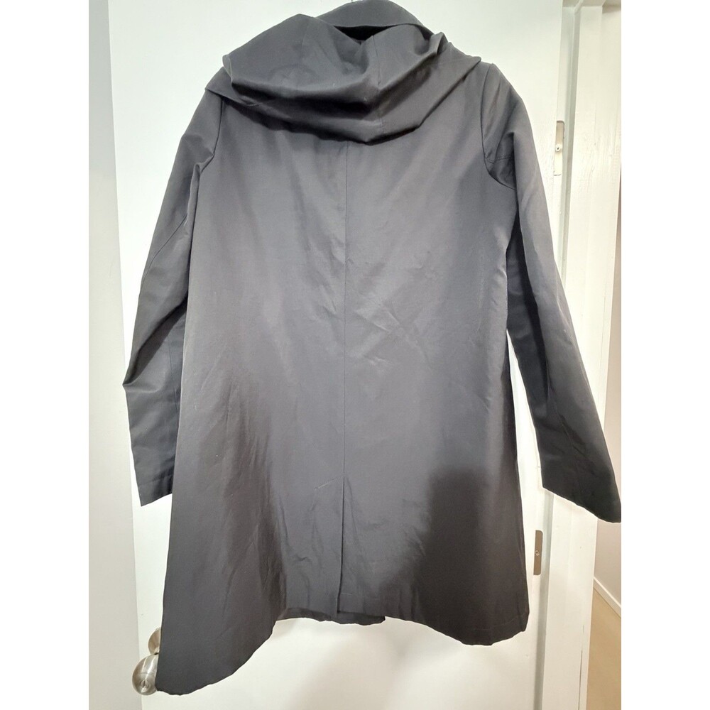 Ralph Lauren Black Label Womens Black Hooded Softshell Rain Coat M - Picture 6 of 6